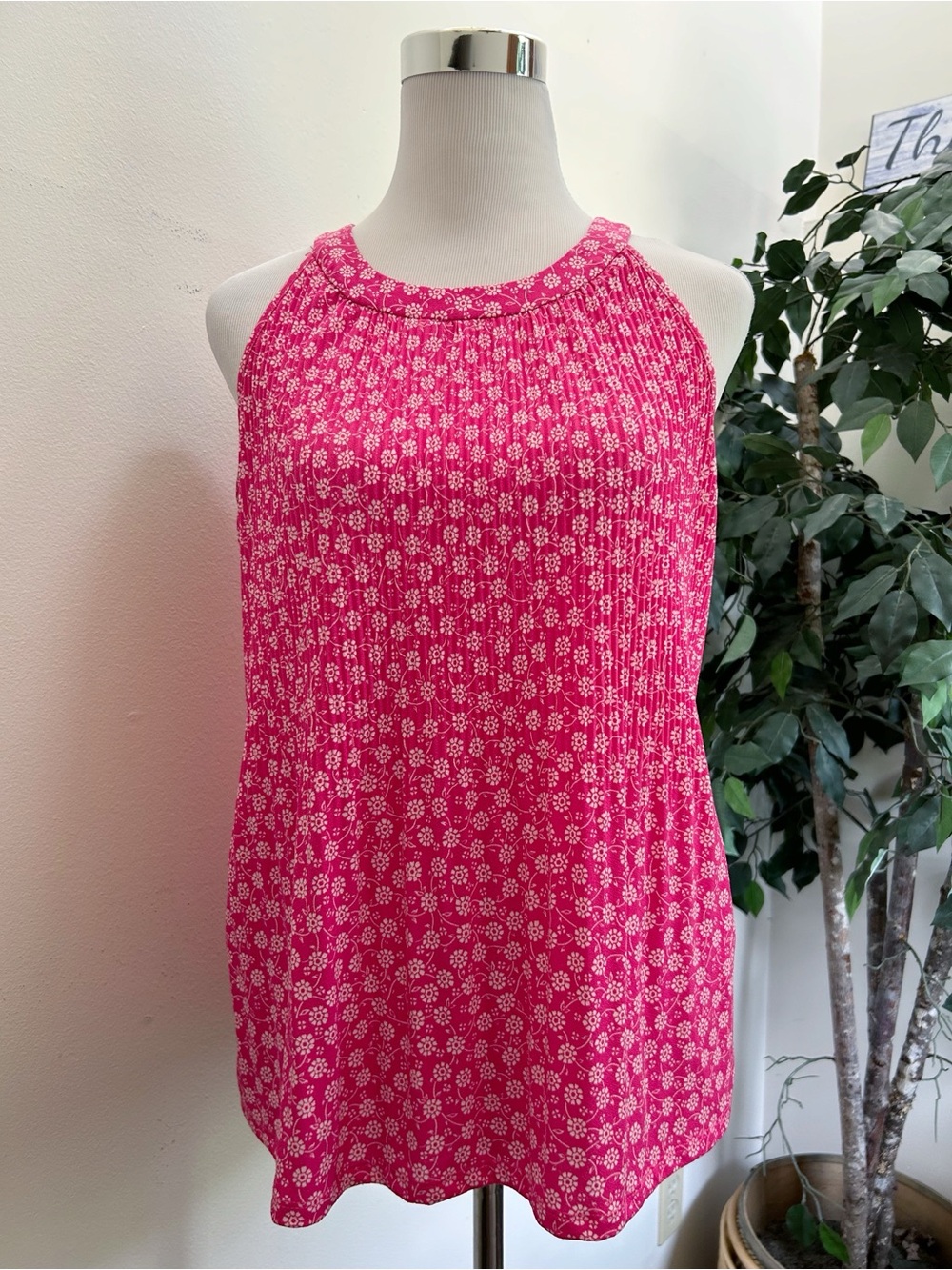 Adrianna Papell Floral Tank